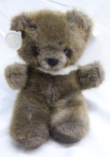 VINTAGE Russ Caress BENNINGTON THE TEDDY BEAR 7" Plush STUFFED ANIMAL Toy