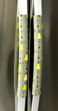 Two Refrigerator Oven Door Padded Handle Covers Pears Set of 2