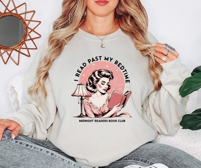 I Read Past My Bedtime Damen Sweatshirt Late Night Reading Book Lover
