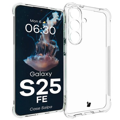 Handyhülle für Galaxy S25 FE Bizon Case Cover Schutz Hülle Etui Transparent