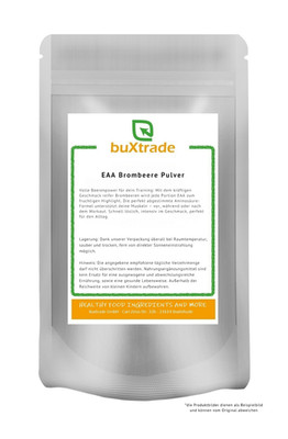 2 x 500 g EAA mit Erdbeeraroma | Aminosäuren | Buxtrade | Nahrungsergänzung
