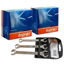 2x TOPRAN Bremssattel Hinten + Schlüssel Satz für RENAULT DACIA