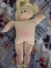 Vtg 1984 The Little People Soft Cabbage Patch Kid Doll Xavier Roberts Signed