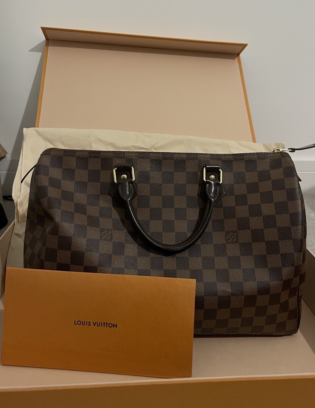 Louis Vuitton Speedy 35 Damier Ebene – 2019 – Excellent Condition