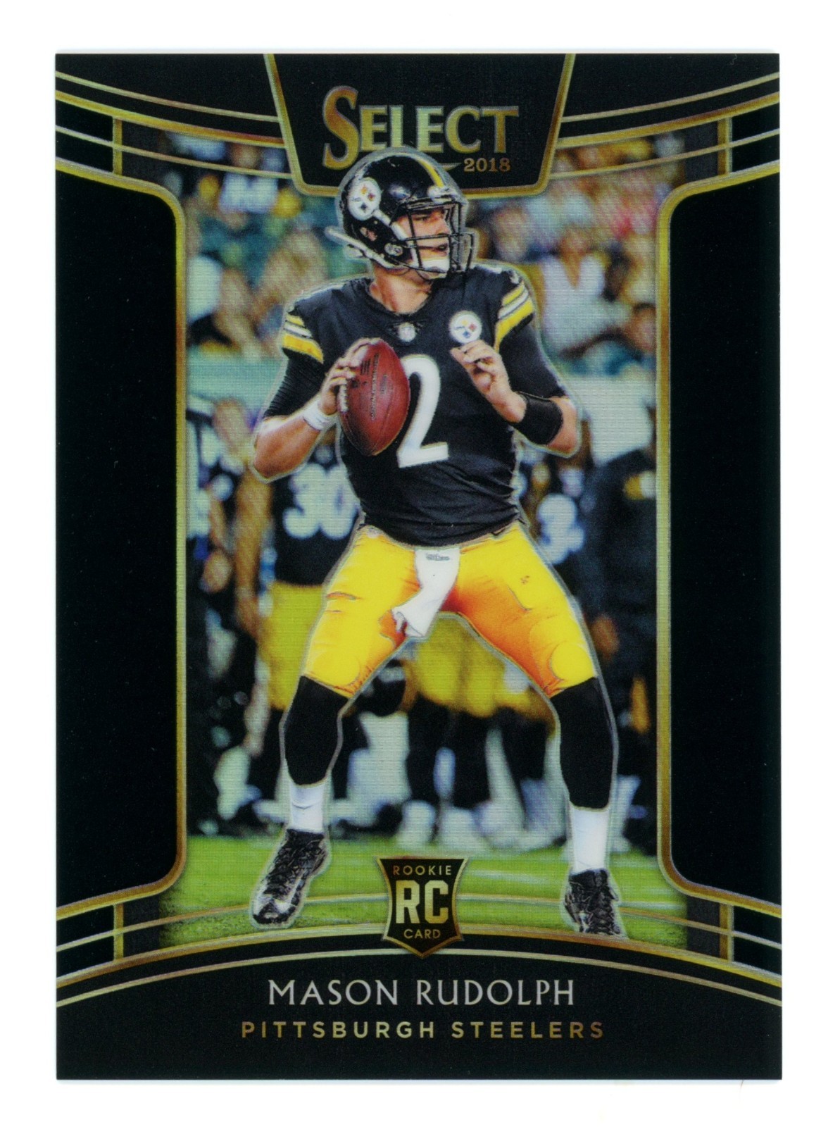 2018 Select Mason Rudolph Concourse Black Prizm 1/1 Rookie RC