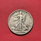 (1) Beautiful Toned Antique 1919-S Walking Liberty Half Dollar CHOICE VF