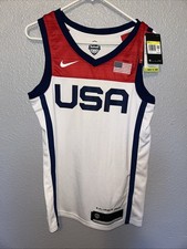 Nike Team USA Basketball Jersey Home 2020 Limited CQ0082-100 Mens Size Small NWT