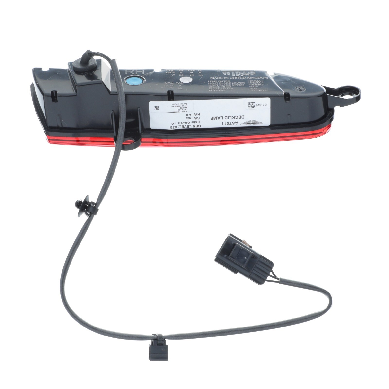 GENUINE ASTON MARTIN REAR RIGHT DECKLID TRUNK LAMP INNER OEM NEW HY53-138452-BC