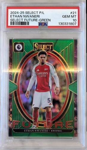 2024 Panini Select Ethan Nwaneri Green Prizm /5