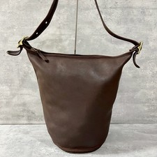 Coach Vintage Helen Bergs Legacy Duffle Bag Brown Glovetanned Leather 9085