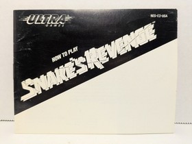 Snake's Revenge (Nintendo, NES, 1990) W/ Box + Manual Authentic Tested Working