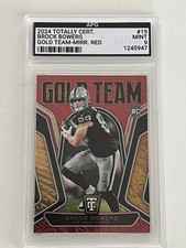 2024 Panini Totally Certified - Gold Team Brock Bowers #19 Mirror Red /249 (RC)