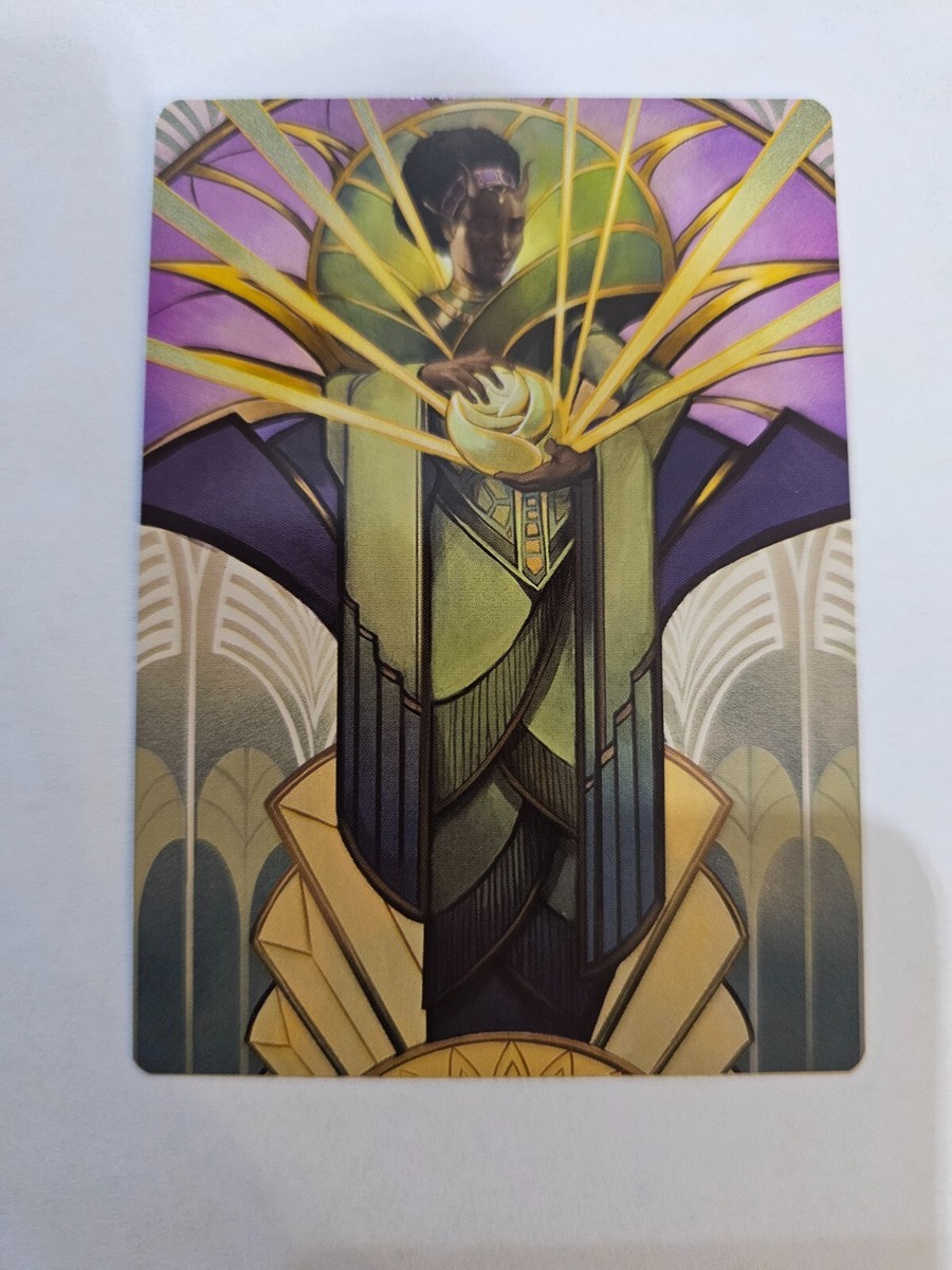mtg foundations art cards Gigantosaurus Art Card (53/54) (Gold-Stamped Signature) Art Series: Foundations (AFDN) #53
