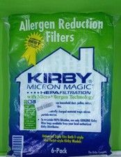 KIRBY Micron Magic HEPA Filter Vacuum Bags F-Style  Twist-Style 6-pack