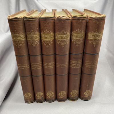 The Works of Charles Dickens Volume I II III IV V VI Collier's