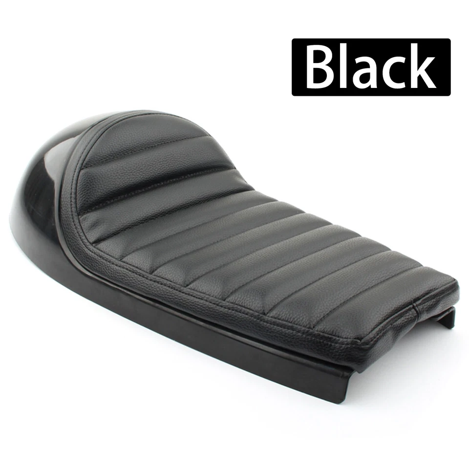 Asiento de corredor Flat Brat & Hump Café sillín de colección para Honda CB Suzuki GS Yamaha XJ Foto 4 de 4