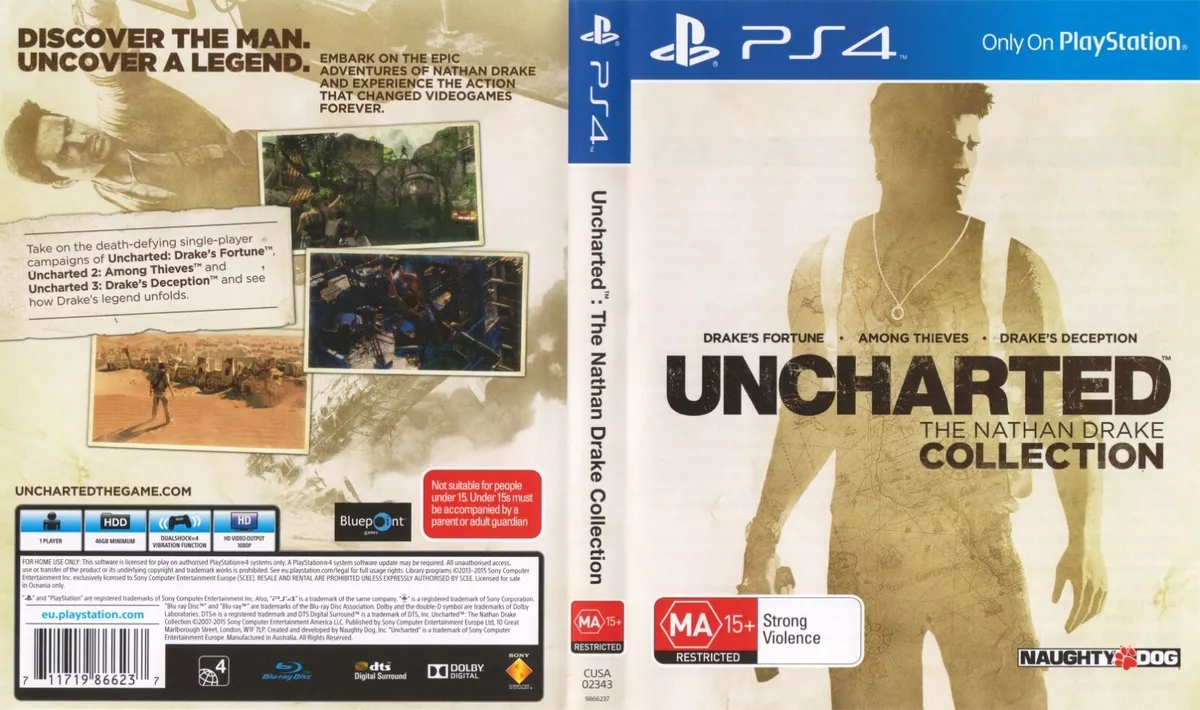 Jogo PS4 Uncharted The Nathan Drake Collection