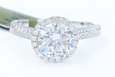 LAB CREATED Cts WHITE SAPPHIRE COCKTAIL RING