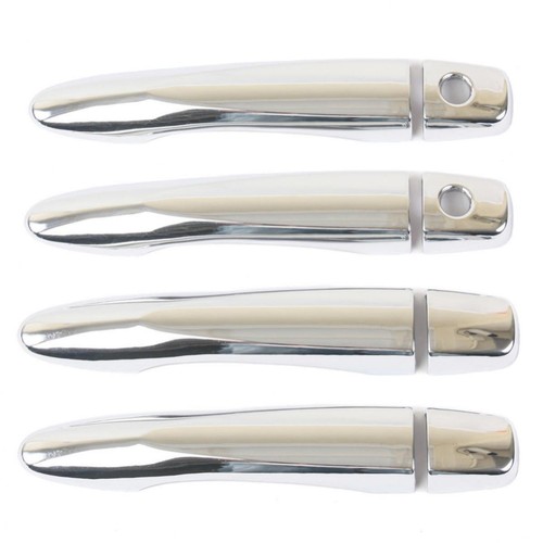 Exterior Door Handles Cover Trim Chrome Fits Nissan Navara NP300 D23 2014-17 E05 - Picture 2 of 6