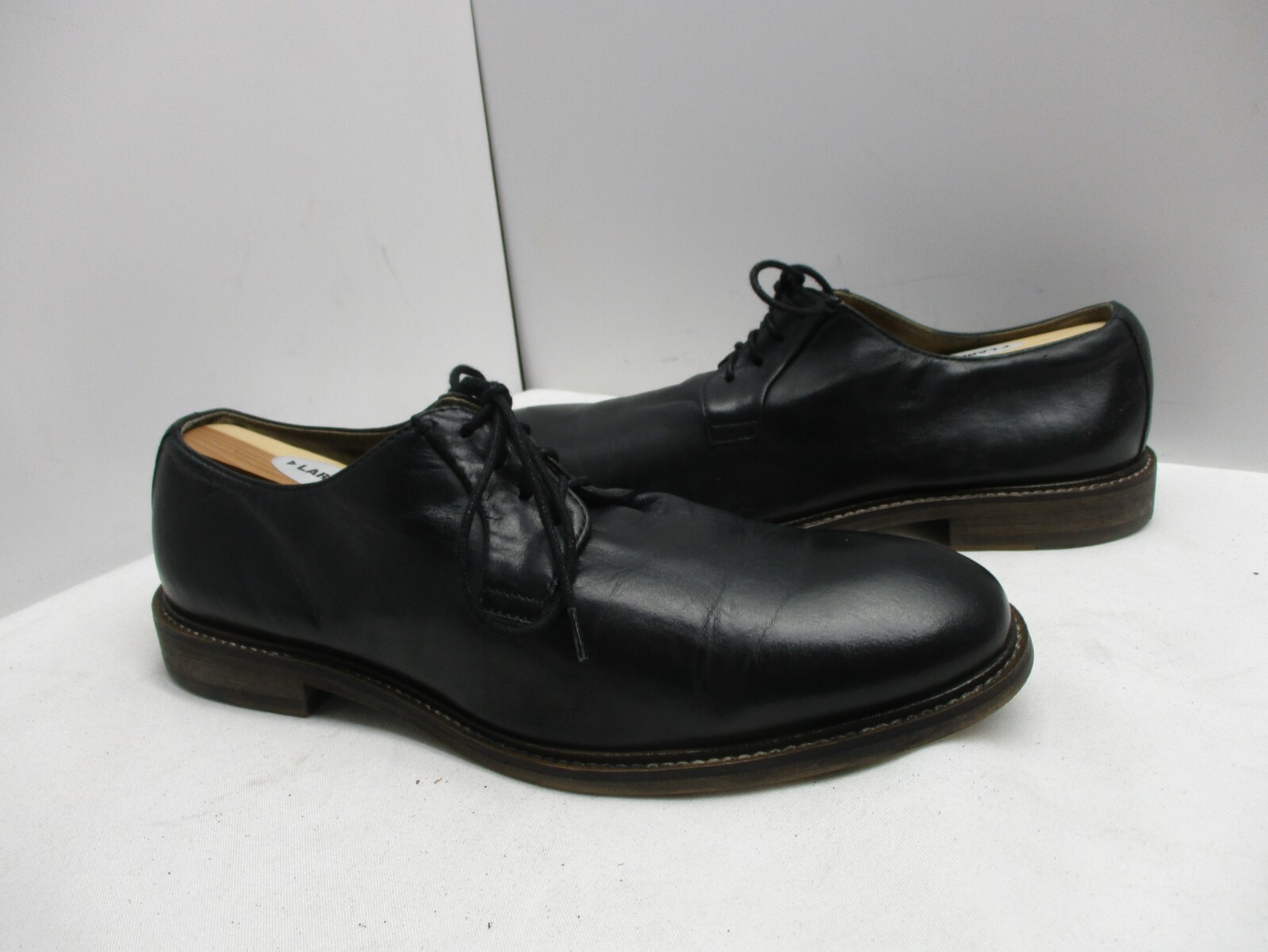 SAOLA Scarpe eleganti Oxford Aston grigio granasia nero in pelle stringate da uomo taglia 8 5