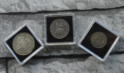 Lighthouse MINI QUADRUM premium square coin display capsule - 15 to 29 mm - UK