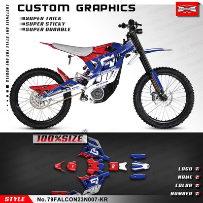 MX Graphics Sticker Sheet for 79BIKE 79 Bike Falcon Pro Dirt eBike Shield DIY