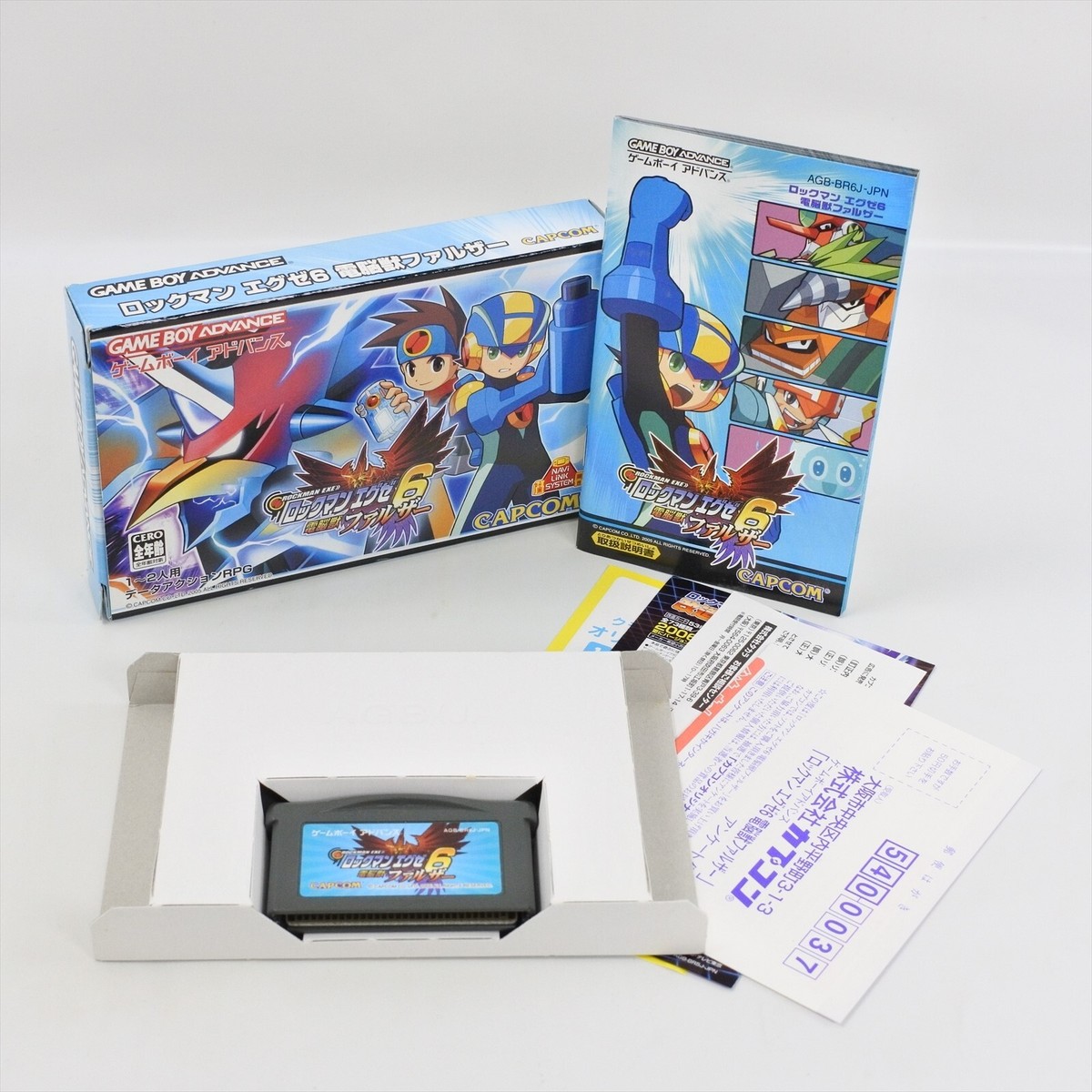 ROCKMAN EXE 6 FALZAR Megaman Gameboy Advance Nintendo 9183 gba