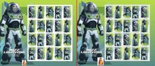 👉 USA 2022 Buzz Lightyear Perforé & Perforés (2 M/S) MNH Space Disney