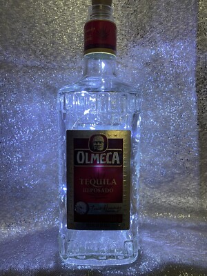 LED Leucht Upcycle Tequila Flasche Deko/Geschenk/Garten/Party/Hochzeit/Lampe