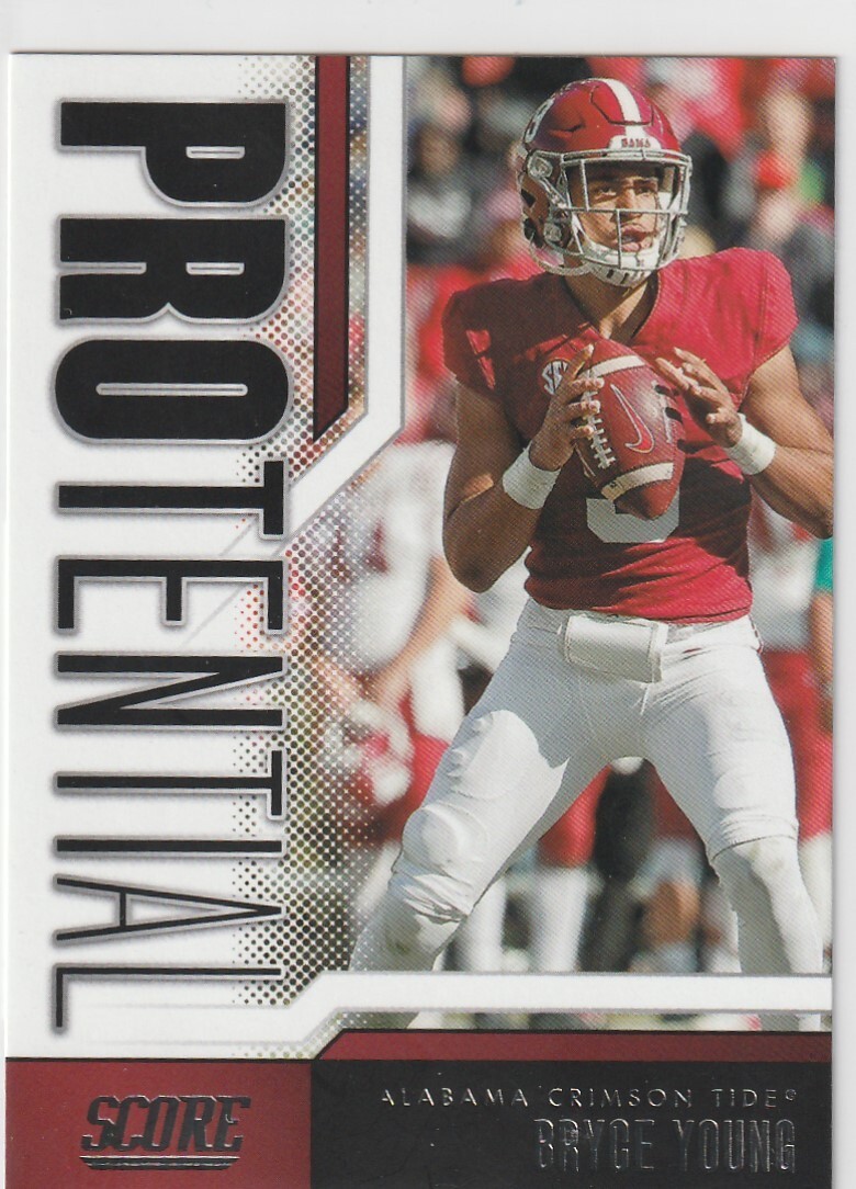 2023 Panini Score Bryce Young Rookie PROtential #1 Alabama Crimson Tide RC (R)