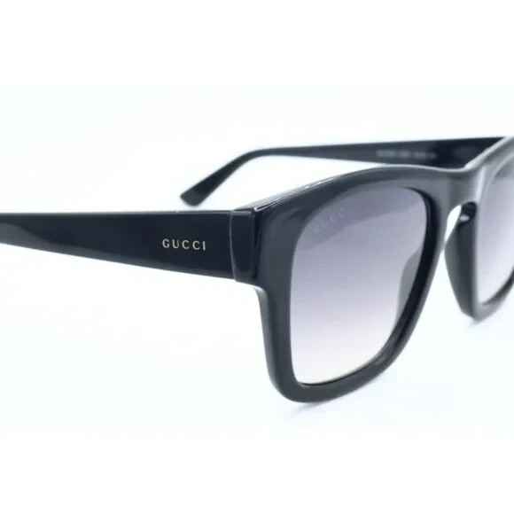 Authentic Gucci GG 3791/S 8079C Black Square Sunglasses Gray  