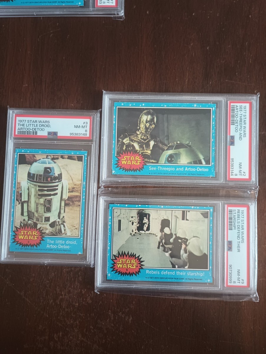 1977年製!STAR WARSカード·9枚セット② 1977 Topps Star Wars Series 3 Complete 66 Card Set (#133-198