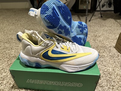 Nike x Giannis Immortality 3 White Light Photo Blue Shoes Size 12 BRAND NEW | eBay