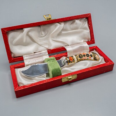 Royal Crown Derby Old Imari Butter Knife in Box 4 1/2''- FREE USA SHIPPING
