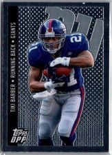 2006 Topps Draft Picks & Prospects #47 Tiki Barber Chrome Black