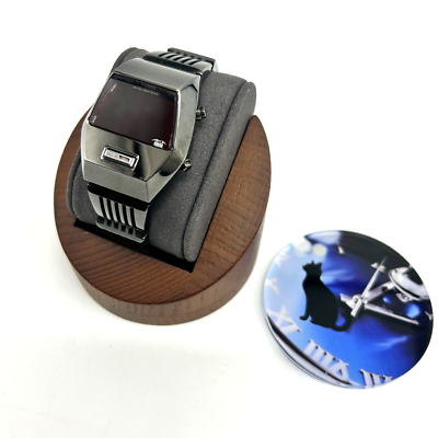 Seiko Alba AKA Black W670 4000 W670-4000 Men's Watch Darth Vader