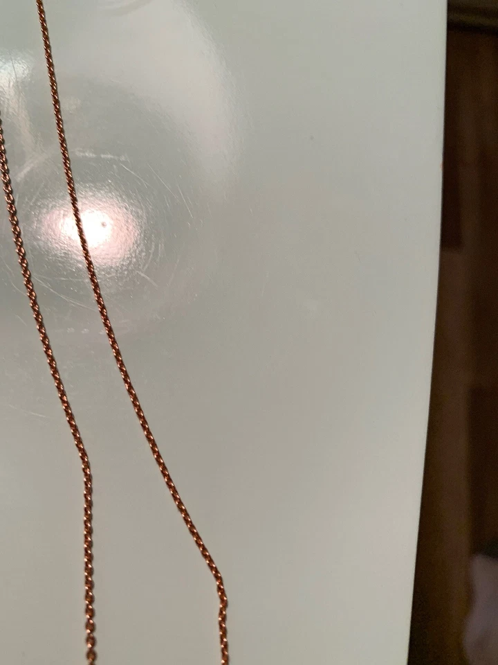 $120 Nadri Rose Gold To E Mop Heart Necklace A138 - Image 3 of 4