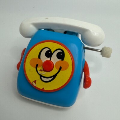 Vintage 1980s Tomy Get Along Gadgets Wind Up Telephone Phone Toy Singapore
