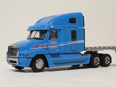 Freightliner Century Tractor w East Flat Bed Trailer 