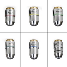 Parco Scientific 4X, 10X, 40X, 100X, 20X, 60X Infinity Plan Achromatic DIN Objec
