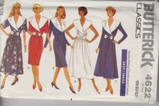 4622 BUTTERICK Classics - DRESS w Wide Collar - Sz 18/20/22 B 40-44"