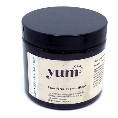 Gummies Peau Dorée YUM HOLISTICS - Bain De Soleil, 30 Gommes, Complément Pour Teint Hâlé