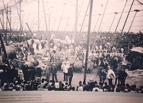 1931 Photograph Of Under Ringling Bros & Barnum Bailey Circus Tent. #-3816 - Picture 10 of 12