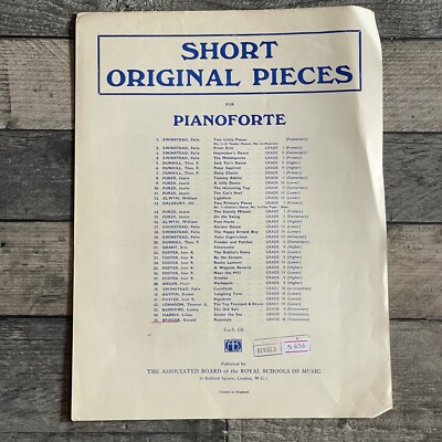 ABRSM kurze Originalstücke 35. Briscoe, Gerald Pastorale Klasse 3 Noten 