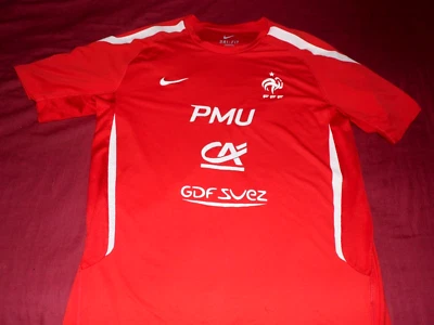 Maillot De Football D'Entrainement Equipe De France Porté Saison 2011/2012 T XL - Photo 1/4