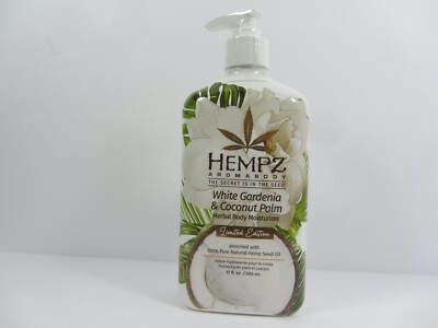 HEMPZ WHITE GARDENIA & COCONUT PALM BODY LIMITED EDITION MOISTURIZER 