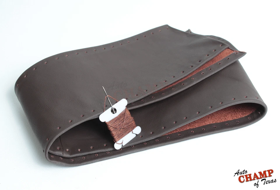 Для 2015 2016 Dodge Ram 1500 2500 Laramie кожаный чехол на руль, Dk коричневый - Изображение 3 из 4