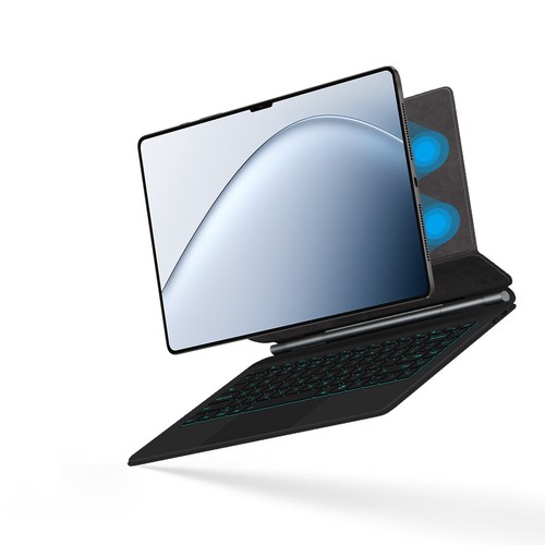 FR Xiaomi Pad 7/Pro/Ultra Leder Magnet Floating Cantilever Ständer Tastatur Hülle - Bild 20 von 28