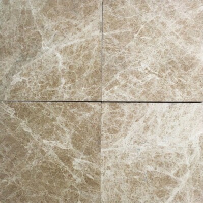 Emperador Light 5 9/16''x5 9/16'' Polished Marble Floor Tile (SOLD PER PIECE)
