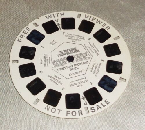 GAF Talking View-Master Reels~ Snoopy Red Baron 1969 Smokey Bear 1969 Snow White - Picture 3 of 3
